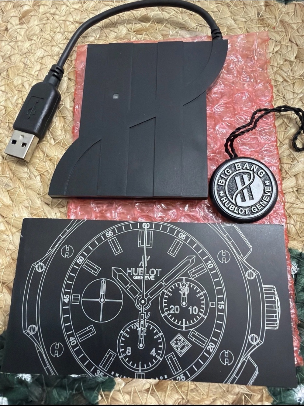 Hublot USB Card Reader w/ Big Bang Hang Tag & Booklet Watch Accessory #H7